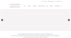 Desktop Screenshot of goldinskin.com